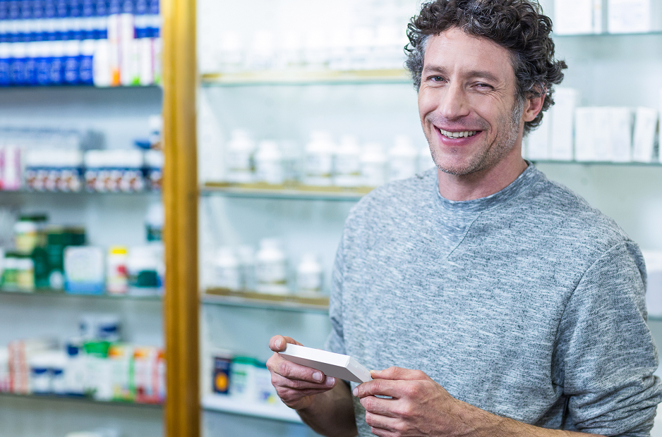 Persona con medicamento